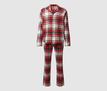 Pyjama mit Tartan-Muster