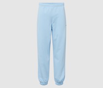 Regular Fit Sweatpants mit Label-Patch