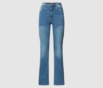 Flared Fit Jeans im Used-Look