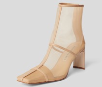 Stiefeletten mit transparenter Optik
