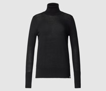 Rollkragenpullover mit Label-Detail Modell 'KAATHIA'