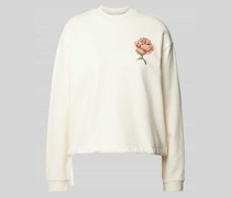 Sweatshirt mit floralem Print