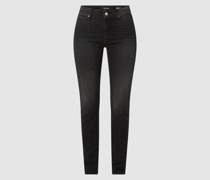 Skinny Fit High Waist Jeans mit Stretch-Anteil Modell 'Luzien'