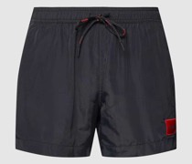 Badehose mit Label-Patch Modell 'DOMINICA'