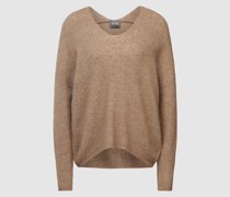 Oversized Strickpullover aus Alpaka-Mix Modell 'THORA'