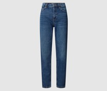 High Waist Jeans im 5-Pocket-Design Modell 'NEWMOM'