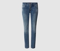 Slim Fit Jeans im 5-Pocket-Design Modell 'Malibu'
