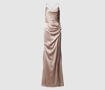 Abendkleid in Wickel-Optik