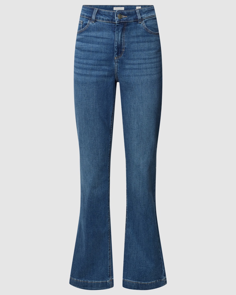 Christian Berg Damen Bootcut Jeans mit 5-Pocket-Design