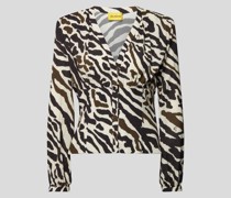 Bluse mit Animal-Print