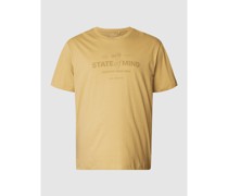 Plus Size T-Shirt mit Motiv-Print