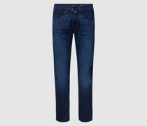 Slim Fit Jeans mit 5-Pocket-Design Modell 'Antibes'