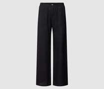 Leinenhose mit elastischem Bund