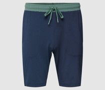Pyjama-Shorts mit elastischem Bund Modell 'DEEPSLEEPWEAR'