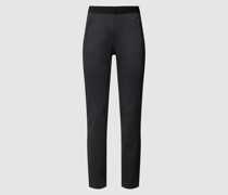 Skinny Fit Hose mit Hahnentrittmuster