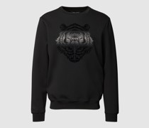 Sweatshirt mit Motiv-Print