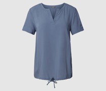 Blusenshirt mit V-Ausschnitt