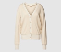 Cardigan mit gerippten Abschlüssen Modell 'COZY KNIT'