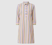 Blusenkleid mit Streifenmuster