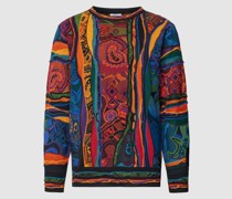 Strickpullover mit Strukturmuster