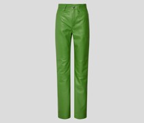 Lederhose im 5-Pocket-Design
