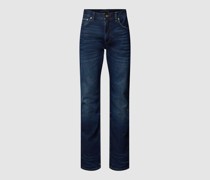 Straight Fit Jeans im 5-Pocket-Design Modell 'DENTON'