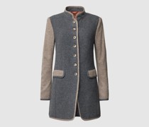 Longblazer mit Pattentaschen