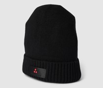 Beanie mit Label-Patch  Modell 'Silli'