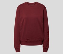 Sweatshirt mit Label-Print