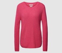 Pullover mit Rundhalsausschnitt Modell 'Liz'
