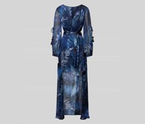 Kleid mit Allover-Muster Modell 'FARRAH'