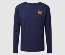 Longsleeve mit Label-Print Modell 'Mel'