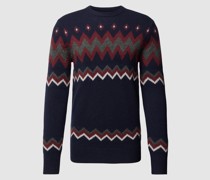 Strickpullover mit Allover-Muster