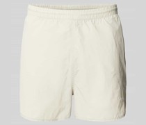 Regular Fit Shorts mit Label-Print Modell 'Daigo'