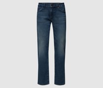 Regular Fit Jeans mit Label-Detail Modell 'MAINE'