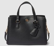 Handtasche mit Label-Applikation Modell 'CHANTAL'