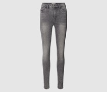 Skinny Fit Jeans mit Eingrifftaschen Modell 'ROSE'