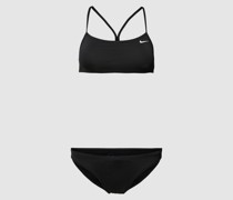 Bikini mit Label-Print