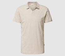 Poloshirt mit Logo-Stitching Modell 'THEIS'