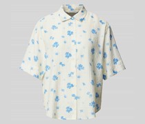 Bluse mit floralem Print Modell 'Rojan'