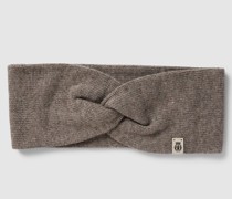 Stirnband in Melange-Optik mit Knoten-Detail