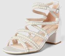 Sandaletten mit Zierbesatz Modell 'LUCY'
