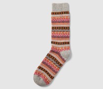 Socken mit Allover-Muster