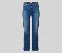 Regular Fit Jeans mit Label-Stitching Modell 'RYAN'