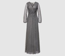 Abendkleid mit Paillettenbesatz