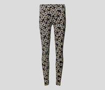 Leggings aus Viskose-Mix