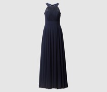 Abendkleid mit Plisseefalten