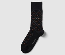 Socken mit Allover-Muster