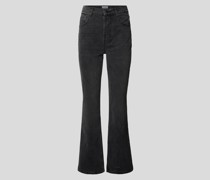 Bootcut Jeans mit Brand-Detail
