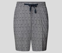 Shorts mit grafischem Allover-Muster